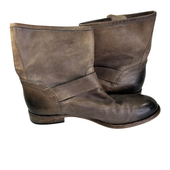 alberto fermani made in Italy leather boots size 39.5/9 limited edition ankle - Picture 3 of 11